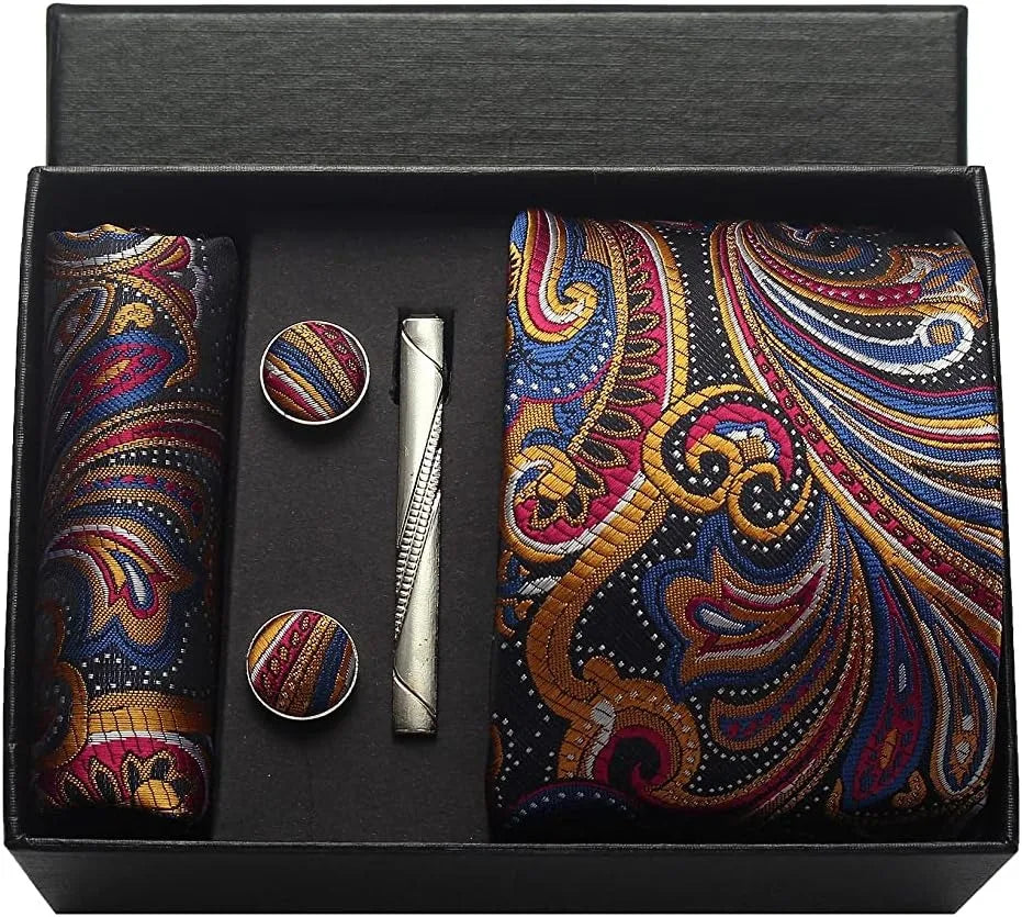 Men’s Floral Tie Set-SmashingFinds