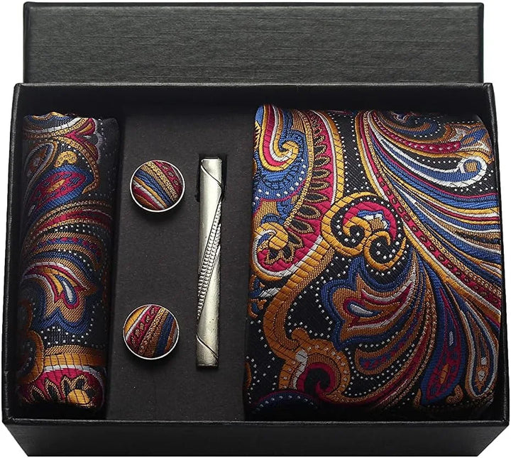 Men’s Floral Tie Set-SmashingFinds