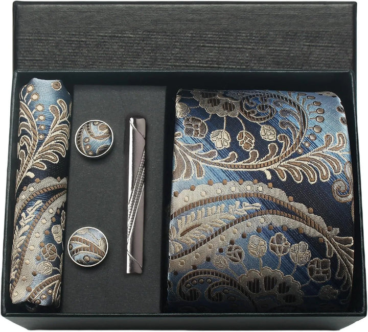 Men’s Floral Tie Set-SmashingFinds