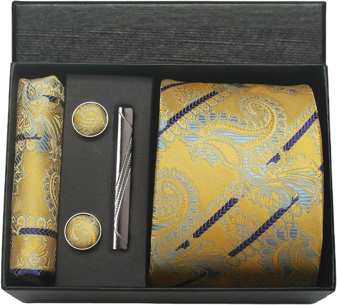 Men’s Floral Tie Set-SmashingFinds