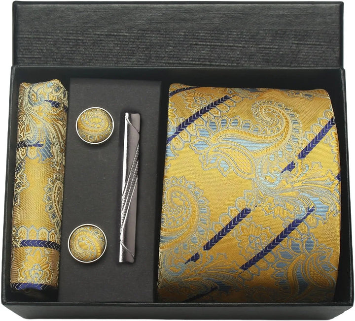 Men’s Floral Tie Set-SmashingFinds