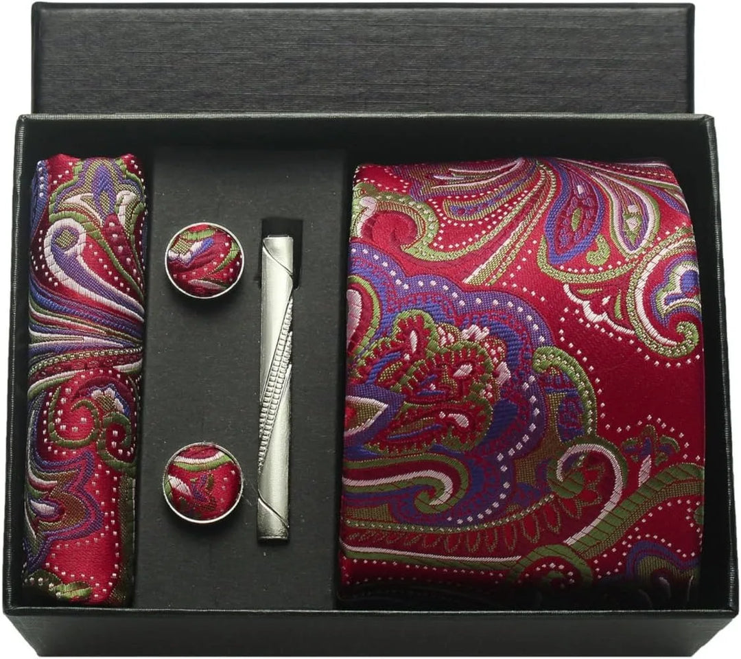 Men’s Floral Tie Set-SmashingFinds