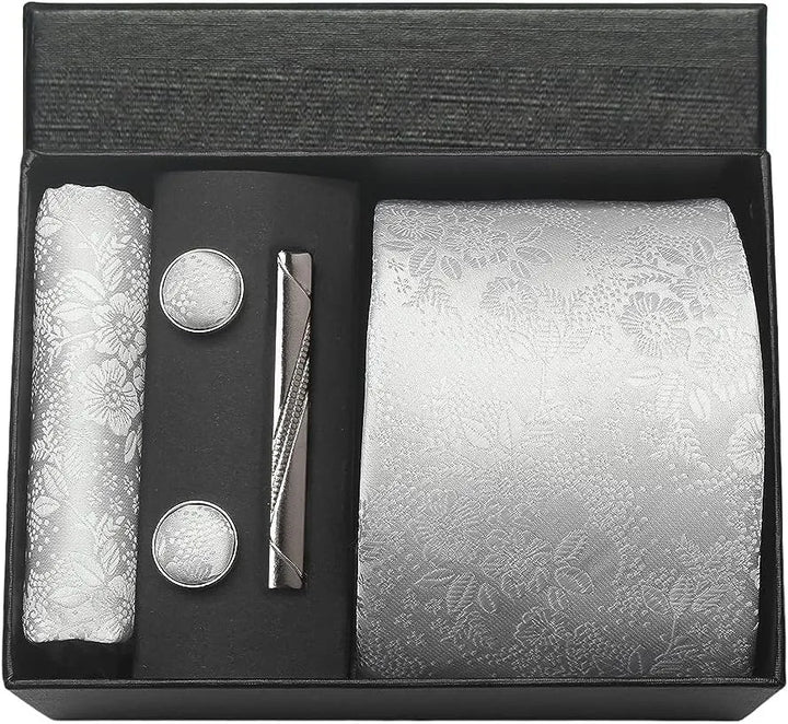 Men’s Floral Tie Set-SmashingFinds
