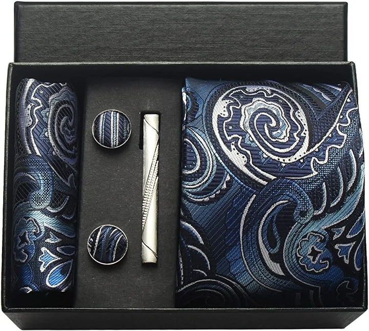 Men’s Floral Tie Set-SmashingFinds