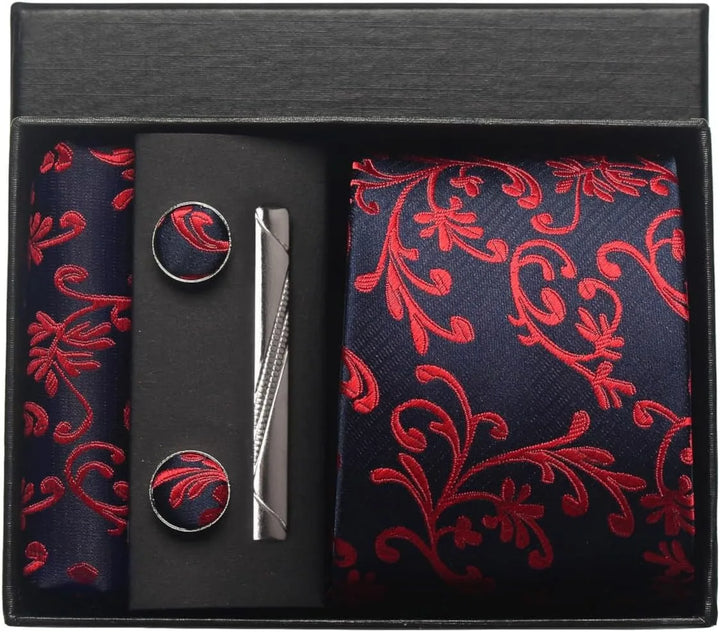 Men’s Floral Tie Set-SmashingFinds
