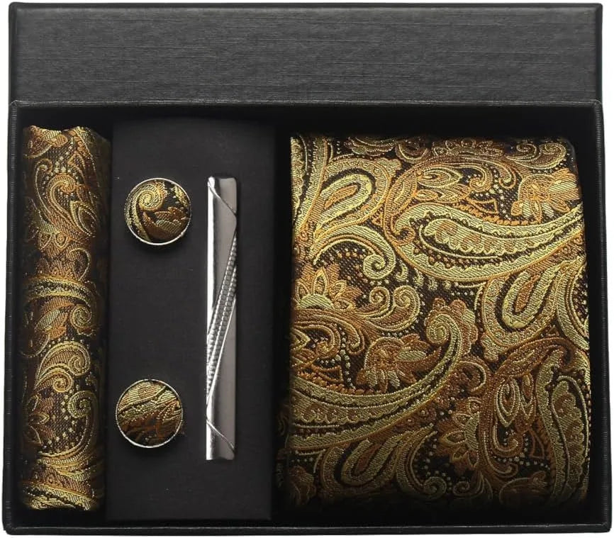 Men’s Floral Tie Set-SmashingFinds