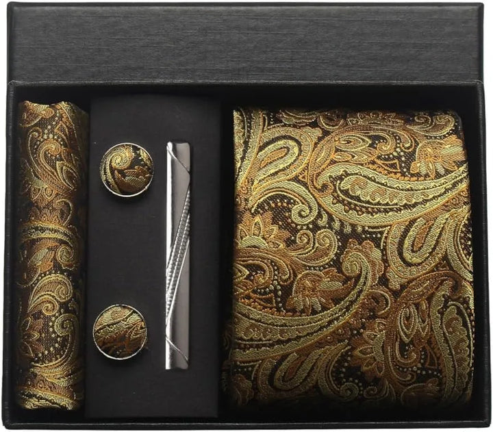 Men’s Floral Tie Set-SmashingFinds