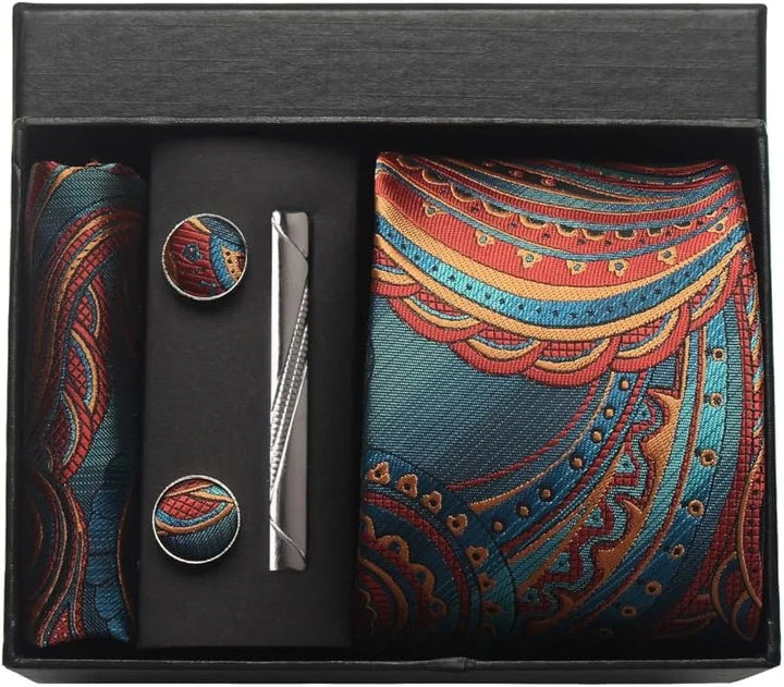 Men’s Floral Tie Set-SmashingFinds