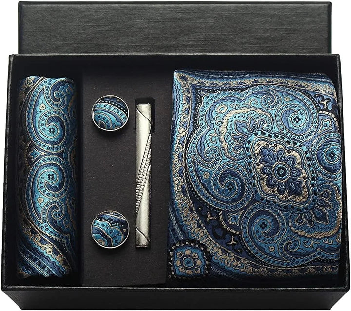 Men’s Floral Tie Set-SmashingFinds