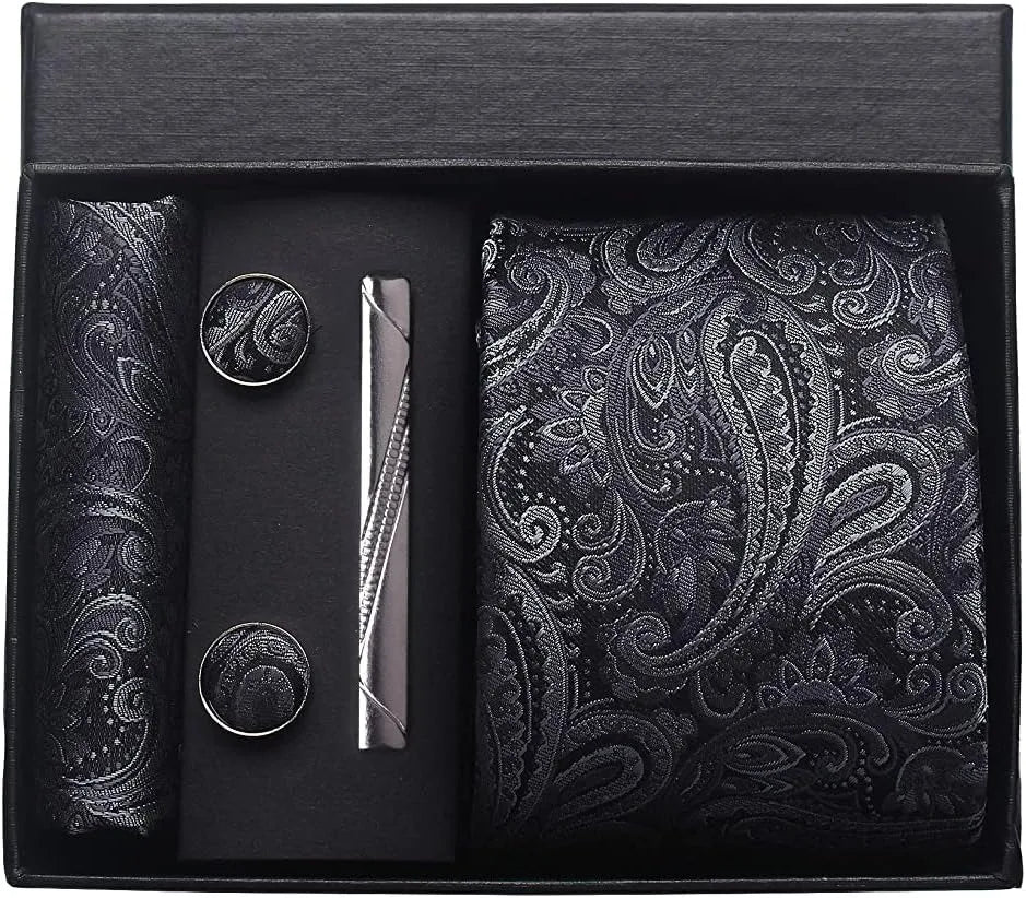 Men’s Floral Tie Set-SmashingFinds