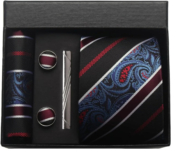 Men’s Floral Tie Set-SmashingFinds