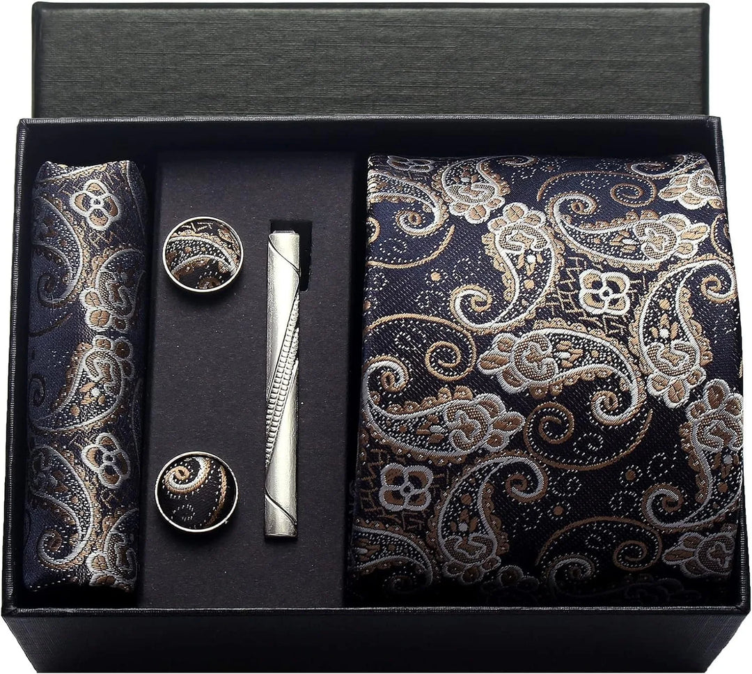 Men’s Floral Tie Set-SmashingFinds