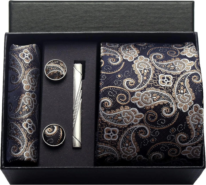 Men’s Floral Tie Set-SmashingFinds