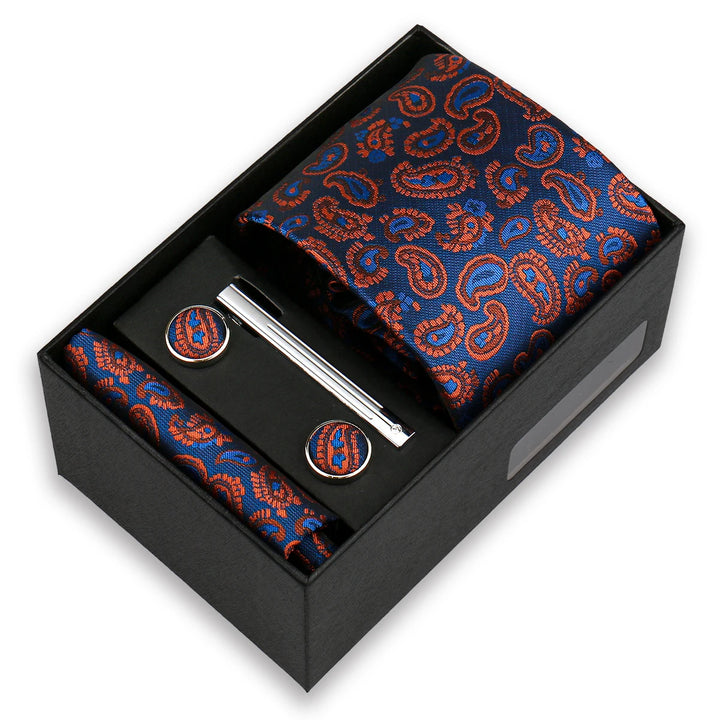 Men's Paisley Tie Gift Set-SmashingFinds