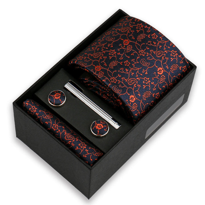 Men's Paisley Tie Gift Set-SmashingFinds