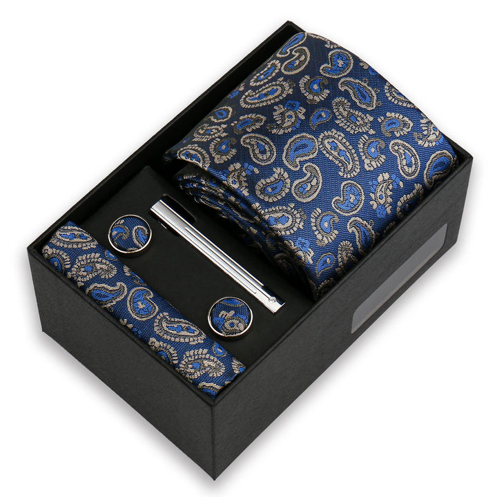 Men's Paisley Tie Gift Set-SmashingFinds