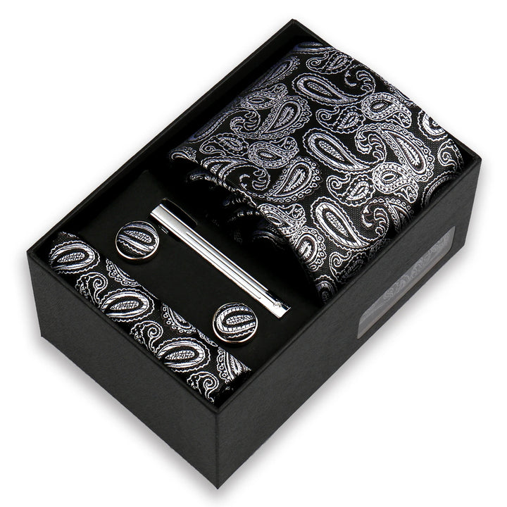 Men's Paisley Tie Gift Set-SmashingFinds