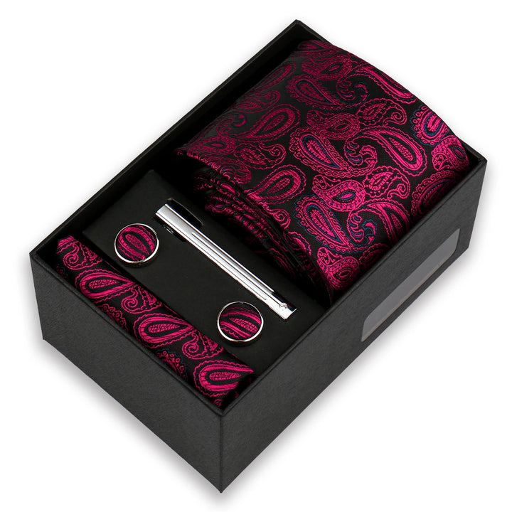 Men's Paisley Tie Gift Set-SmashingFinds
