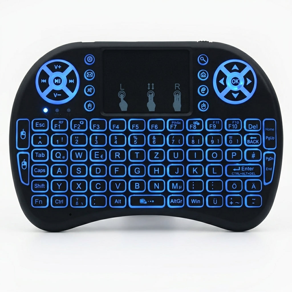 Mini Wireless Keyboard - Backlit & Rechargeable i8