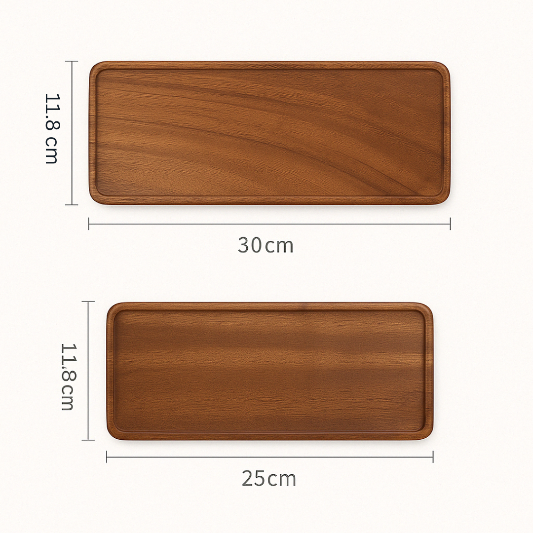 Natural Wooden Serving Tray