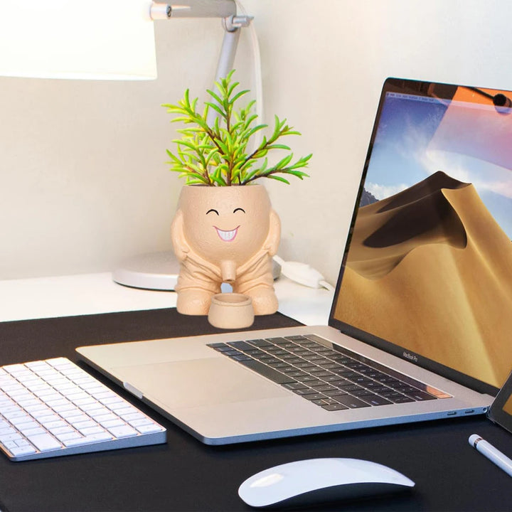 Naughty Boy Peeing Plant Pot-SmashingFinds