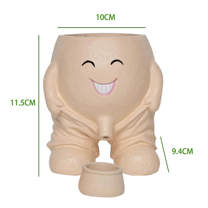 Naughty Boy Peeing Plant Pot-SmashingFinds