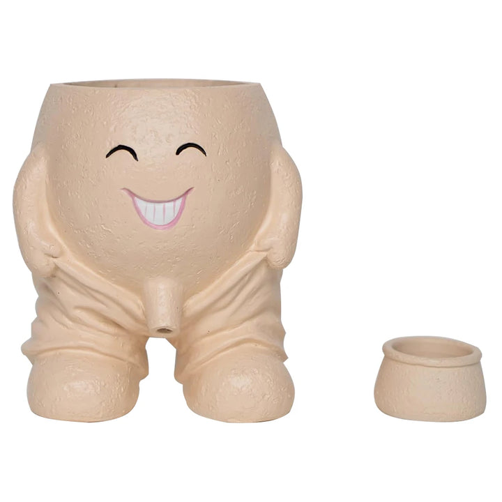Naughty Boy Peeing Plant Pot-SmashingFinds