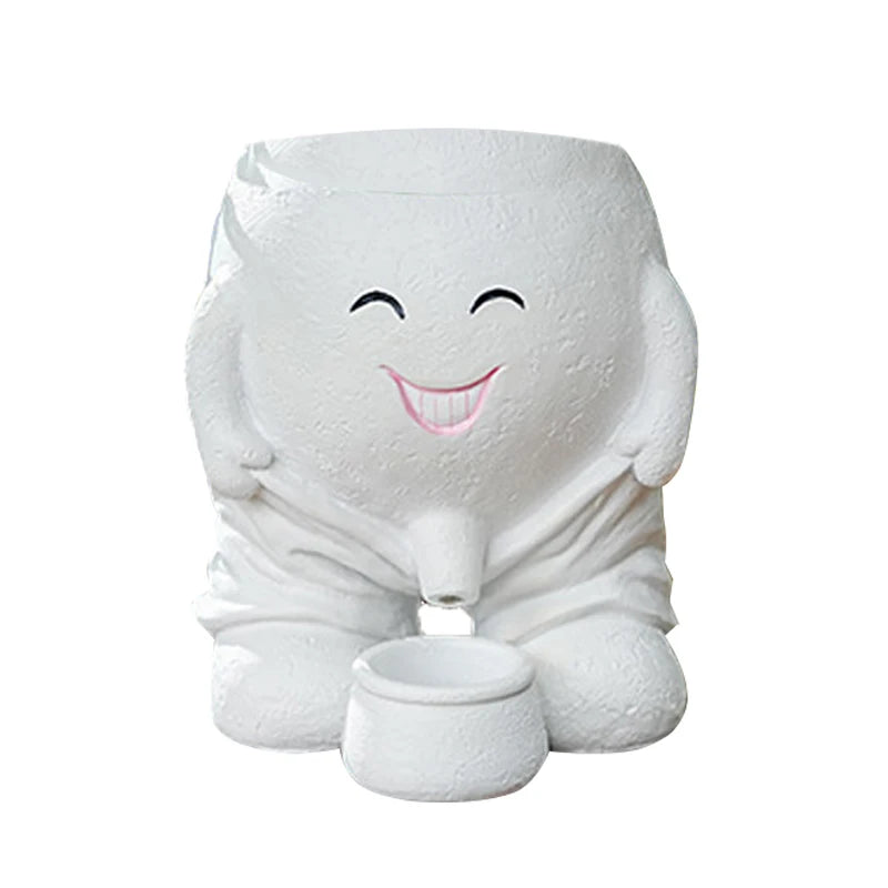 Naughty Boy Peeing Plant Pot-SmashingFinds
