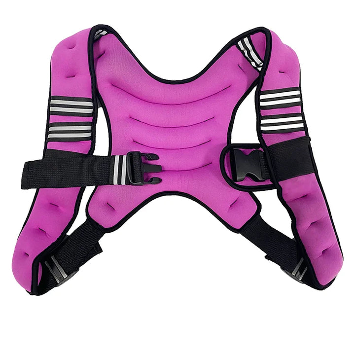 Neoprene Weighted Vest – 5kg / 10kg Workout Gear for Men & Women, Comfortable and Durable Weight Vest for Running, Strength Training, HIIT, and Fitness Exercises