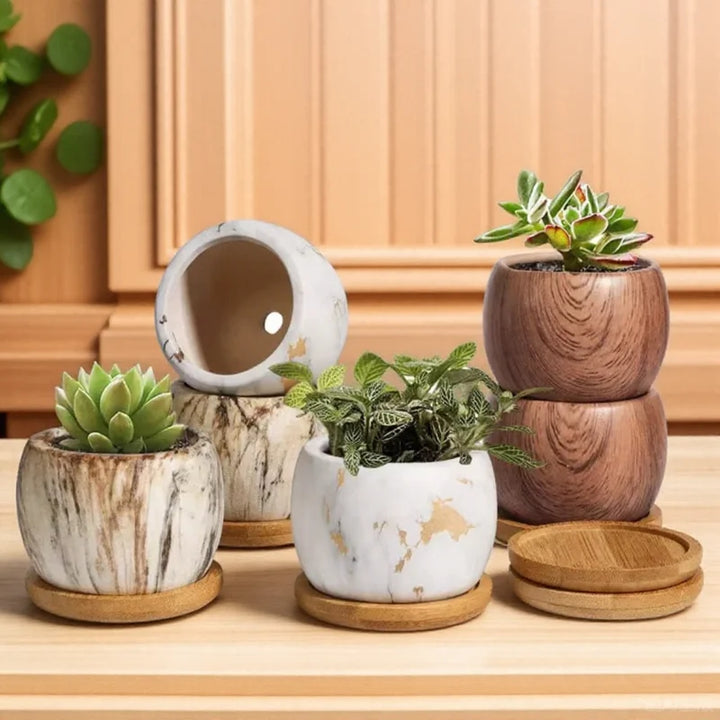 Nordic Ceramic Succulent Pots-SmashingFinds