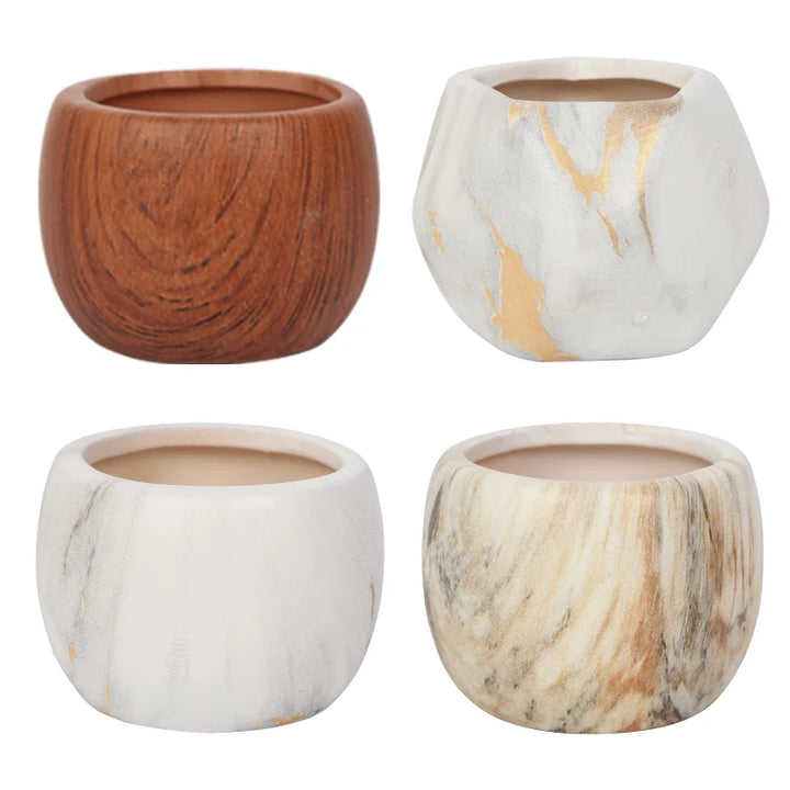 Nordic Ceramic Succulent Pots-SmashingFinds