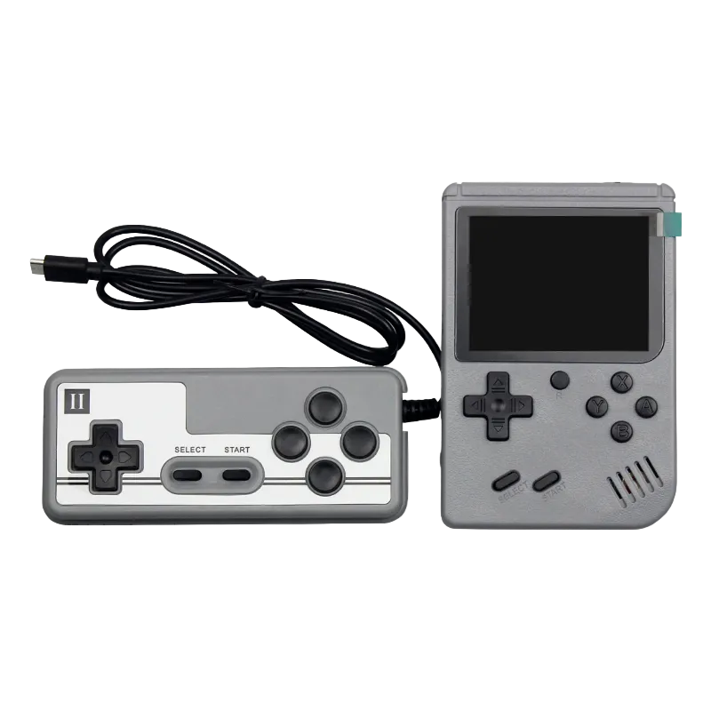 gray game console, gray controller, USB cable