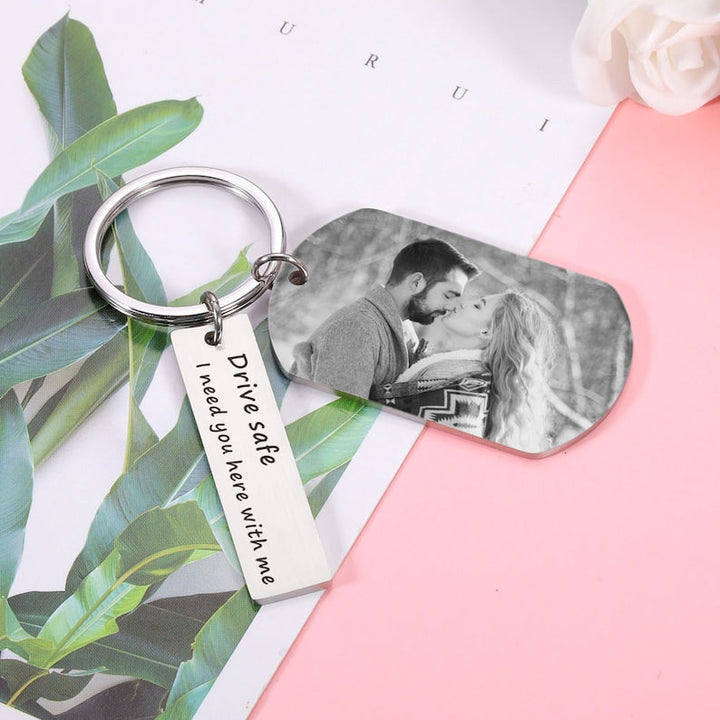 Personalized Boyfriend Keychain-SmashingFinds