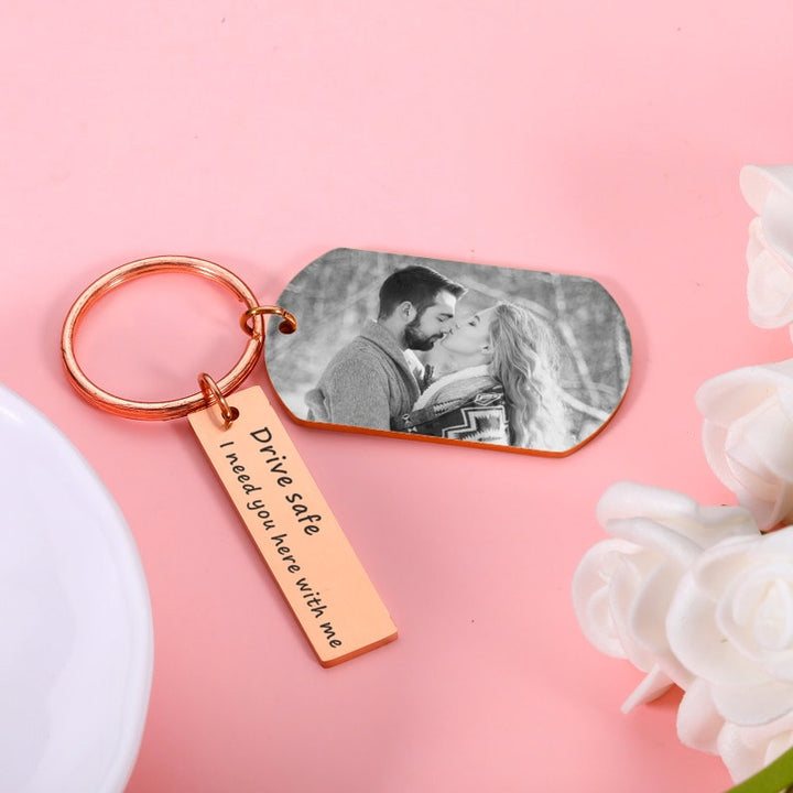 Personalized Boyfriend Keychain-SmashingFinds