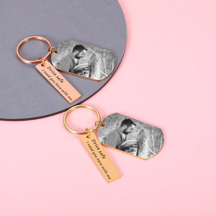 Personalized Boyfriend Keychain-SmashingFinds