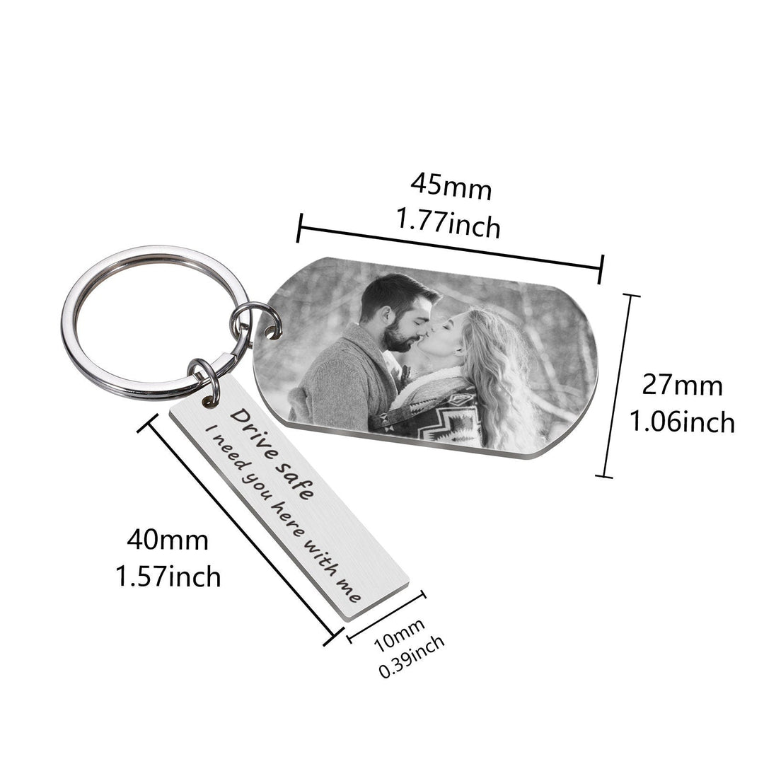 Personalized Boyfriend Keychain-SmashingFinds