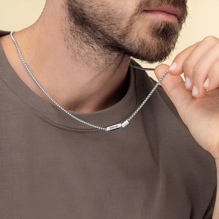 Personalized Men's Necklace-SmashingFinds