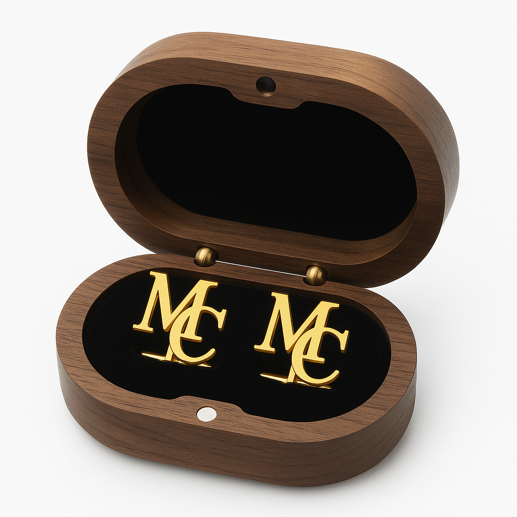 Personalized Initial Cufflinks