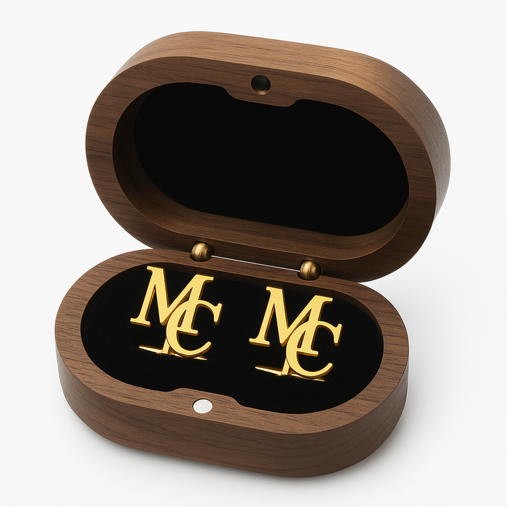 Personalized Initial Cufflinks