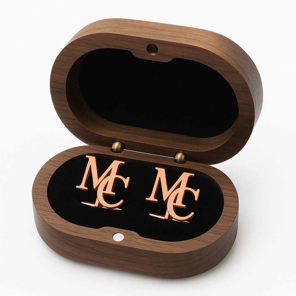 Personalized Initial Cufflinks