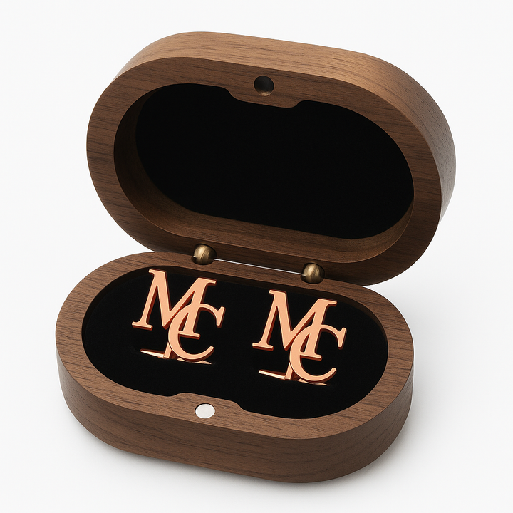 Personalized Initial Cufflinks