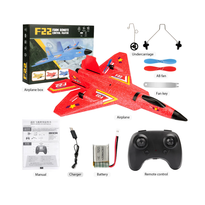 RC F22 Raptor Foam Plane-SmashingFinds