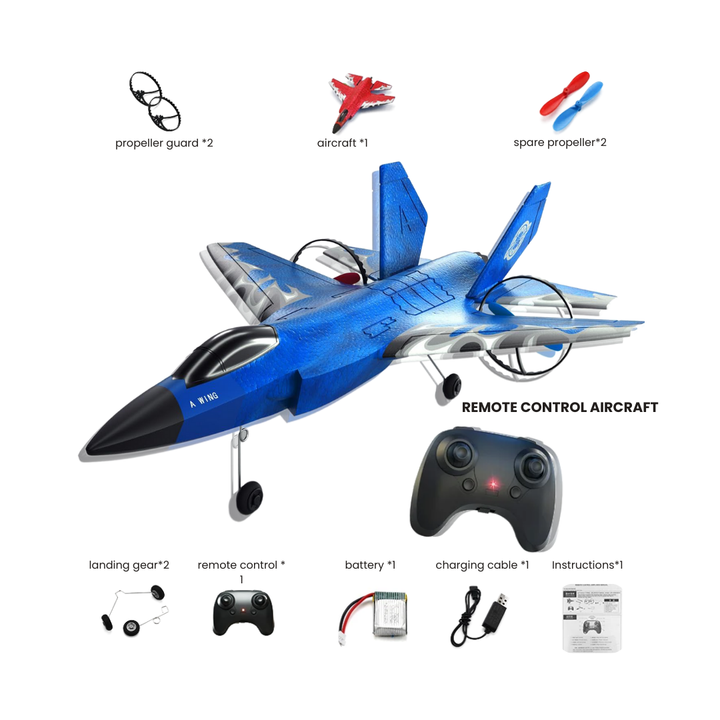 RC F22 Raptor Foam Plane-SmashingFinds