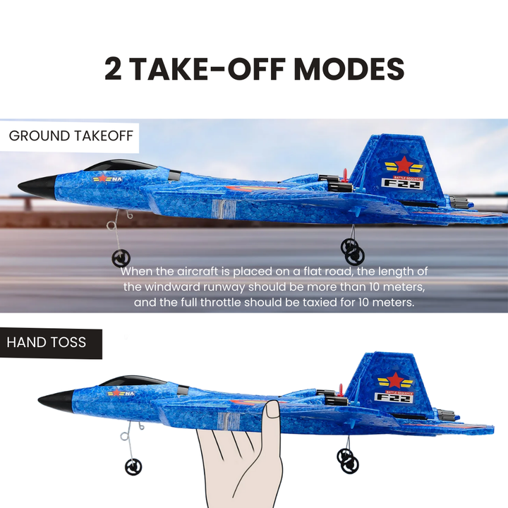 RC F22 Raptor Foam Plane-SmashingFinds