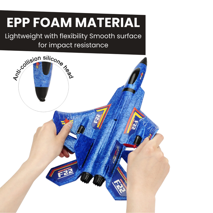 RC F22 Raptor Foam Plane-SmashingFinds