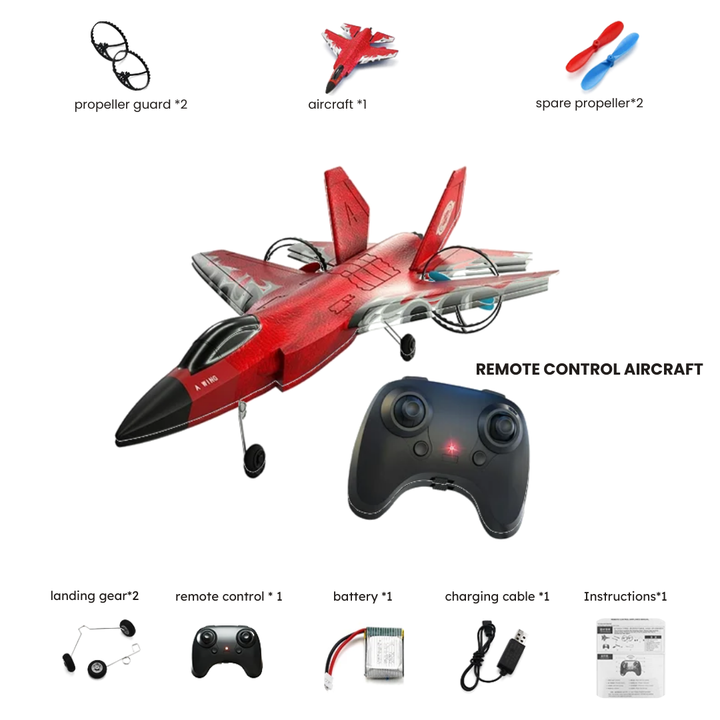 RC F22 Raptor Foam Plane-SmashingFinds