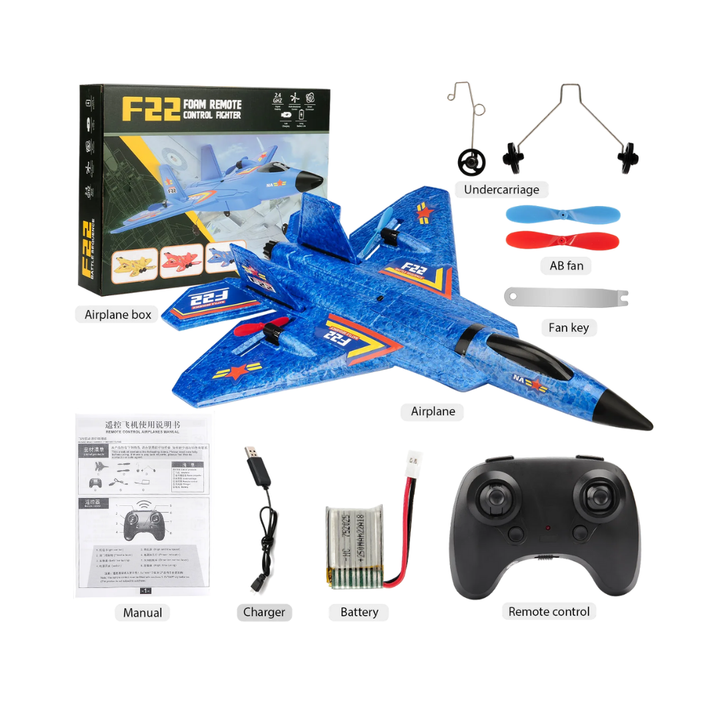 RC F22 Raptor Foam Plane-SmashingFinds