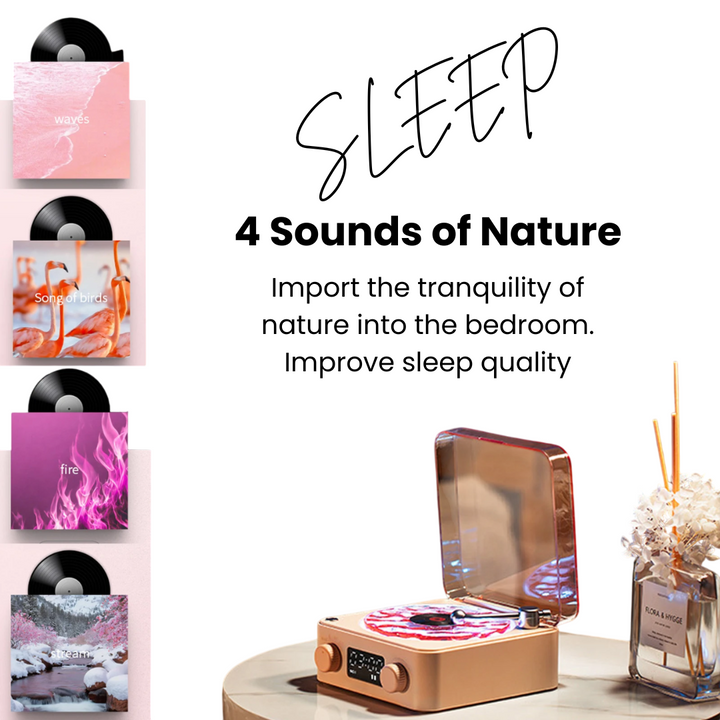 Retro Bluetooth Vinyl Speaker-SmashingFinds