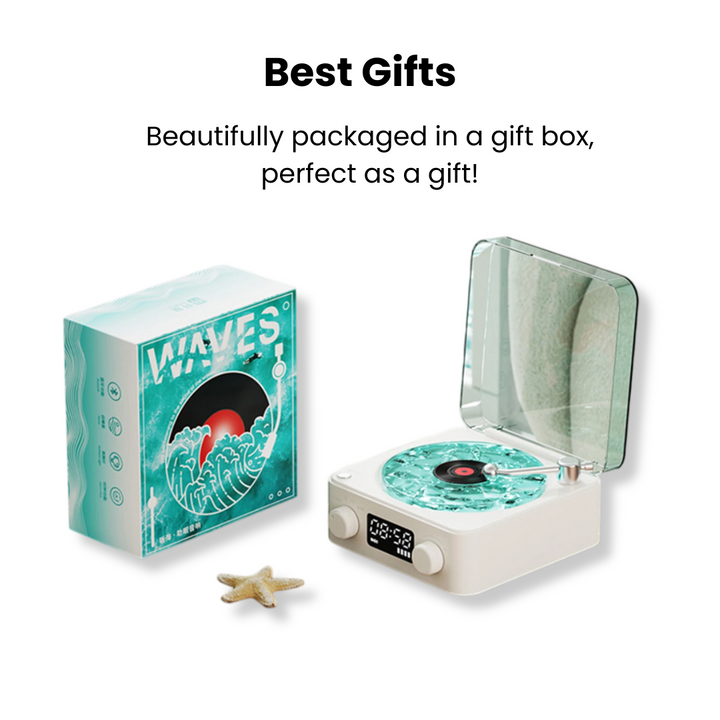 Retro Bluetooth Vinyl Speaker-SmashingFinds
