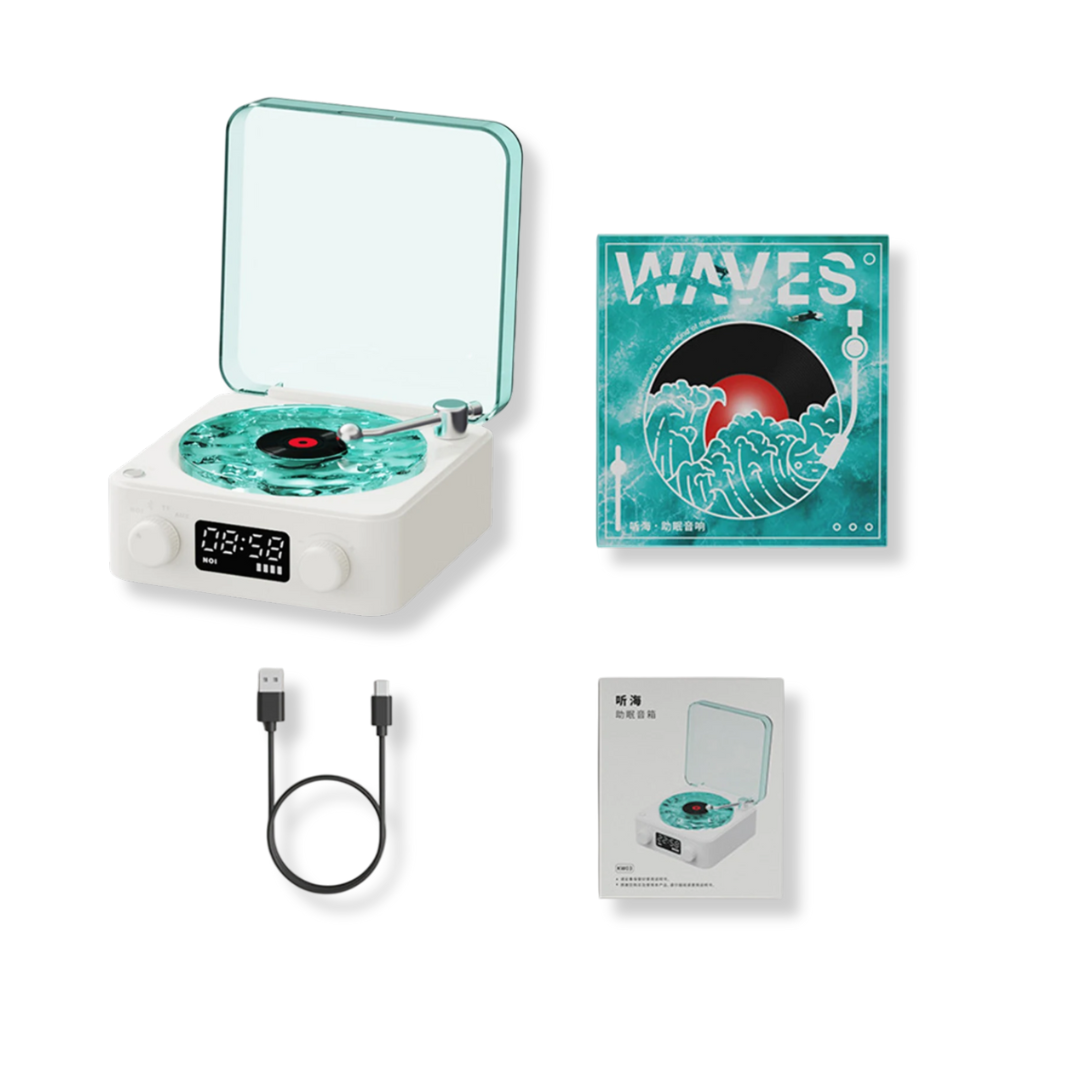 Retro Bluetooth Vinyl Speaker-SmashingFinds